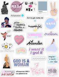 ariana grande stickers iphone case stickers phone case stickers hydroflask stickers