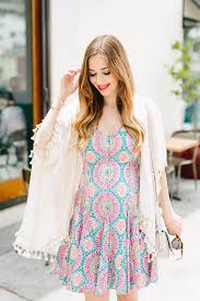 Tassel Kimono Cardigan With Printed Anthropologie Dress Dresses Colourful Outfits Boho Chic Fashion
