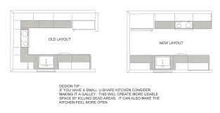 This galley kitchen offers stylish kitchen counters with black countertops along with a small dining nook galley kitchen with wooden cabinetry and counters with white countertops and hardwood flooring, along. Kitchen Layout U Shaped Small Kitchen Layouts Kitchen Design Plans