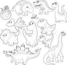 Check spelling or type a new query. Funny Dinosaurs Black And White Stock Vector Colourbox