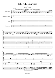 Free Sheet Music Take A Look Around By Limp Bizkit Play And Download Any Time