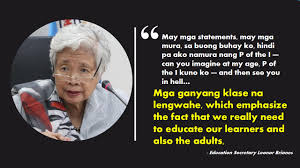 It has its headquarters at the deped complex in meralco avenue, pasig. Issuesph Briones Determined To Continue Classes To Educate Learners Adults After Students Badmouthed Her And Deped