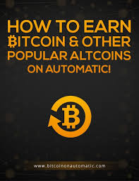 When talking about how to mine bitcoin, mining alone is possible. How To Make Bitcoin And Other Popular Altcoins On Automatic Bitcoin What Is Bitcoin Mining Free Bitcoin Mining