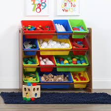 A wide variety of kids 12 bin organizer options are available to you, such as feature, use, and material. Highlight Toy Storage Organizer W 12 Plastic Bins Dark Pine Primary Overstock 18704660