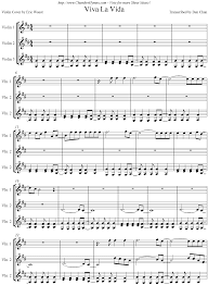 I used to rule the world, seas would rise when i gave the word, now in the morning i sweep alone, sweep. Https Www Deviolines Com Wp Content Uploads Partituras Viva La Vida Sheet Music Pdf Pdf
