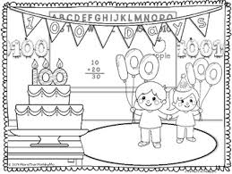 24 downloads (3) veteran coloring page. 100th Day Coloring Activities Freebie By More Than Math By Mo Tpt