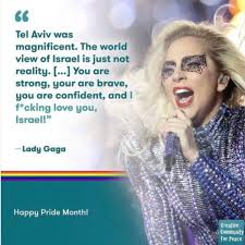 Zionists in Music | Lady Gaga (@ladygaga) is anti-BDS and pro-Israel. Photo  ID in comments. | Instagram