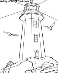 Lighthouse pictures to color free clipart, lighthouse clip art. Children S Coloring Pages Book Illustrator For Hire