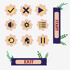 Cafe dengan desain bunga sebagai tema hiasannya bukanlah hal yang baru, namun keunikan desain bisa menjadikan cafe tersebut pilihan. Game Button Set Tema Bunga Start Dan Exit Pink Ungu Button Game Button Set Bunga Png And Vector With Transparent Background For Free Download