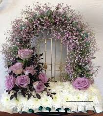 Gates Of Heaven Flowers Google Search Funeral Flower Arrangements Funeral Flowers Church Flower Arrangements