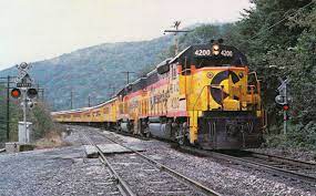 Chessie System Train Railroad Logo Map Photos