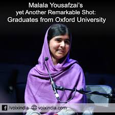 Her education has been fittingly stellar. Malala Yousafzai S Another Remarkable Shot Graduation From Oxford University 2020 Voixindia Voice Of India News Blog Entertainment News Viral News Web Series Download