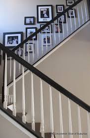 Black And White Stair Railing Ideas Painted Stair Rails Painted Stairs Diy Staircase Painted Staircases