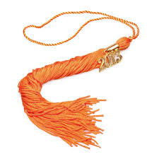 Tassel Orange Caps And Gowns