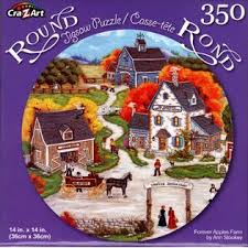 Would you like to upgrade to a case? Cra Z Art Forever Apples Farm By Ann Stookey 350 Piece Round Jigsaw