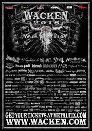 Wacken open air, wacken, germany. Wer Spielt Wann Die Running Order Fur Das W O A 2018 W O A Wacken Open Air