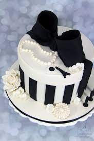 Black White Hat Box Cake Nyc Cake Hat Box Cake Box Cake
