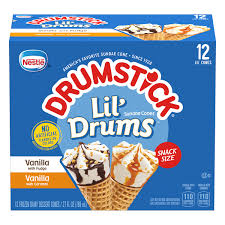 If a person eats half a cup, approximately the amount in th. Save On Nestle Drumstick Lil Drums Frozen Cones Variety Pack 12 Ct Order Online Delivery Giant