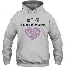 Bts Band I Purple You Heart T Shirt Hoodie Sweatshirt And Long Sleeve Image in boyfriend bts collection by ✰ on we heart it. watatee