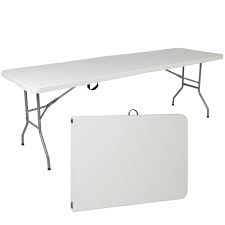 Folding Table 8 Portable Plastic Indoor Outdoor Picnic Party Camp Tables Price