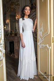 Modest And Elegant 3 4 Sleeves Wedding Gown Elegantweddingdresslace Wedding Dresses Unique Stylish Wedding Dresses Modest Wedding Gowns