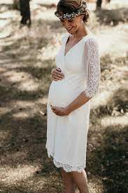 Optimalerweise sogar schon am fälligkeitstag der periode (d.h. Das Perfekte Kleid Fur Das Standesamt Standesamt Kleid Schwanger Brautkleid Schwanger Standesamt Umstandskleid Hochzeit