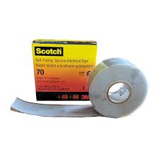 Cinta Electrica De Silicona Autosoldable Scotch 70 3m 25mm X 9m Gris 6516 15219