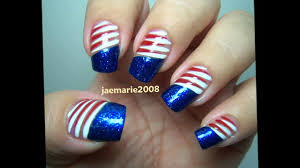 The gorgeous red and white color or the watermelon painted on my nails makes me feel special about myself. 4th Of July Nail Designs Ideas Youtube
