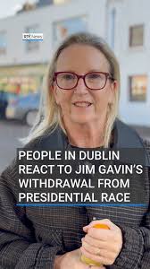 People in Rathfarnham in Dublin have been reacting to Jim Gavin’s decision  to withdraw from the Presidential Election race. , #presidentialelection  #rtenews