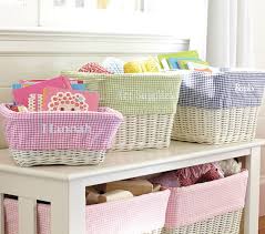 Plus, it's great for storing all of their nursery essentials. Gingham Sabrina Basket Liners Kids Storage Pottery Barn Kids