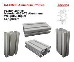 Industry 40x80 T Slot Aluminum Extruded Profile Framing Systems Aluminum Shelves Aluminum Extrusion Extruded Aluminum