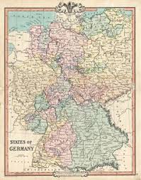 Large administrative map of germany with roads and cities. 1850 Cruchley Map Of Germany Germany Map Map States Of Germany