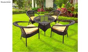 Maybe you would like to learn more about one of these? Buy Waver 4 Seater Outdoor Dining Set Online In India Wooden Street