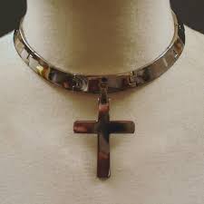 Hellboy 2 Liz Sherman Silver Cross Choker Liz Sherman Hellboy Liz Cross Choker