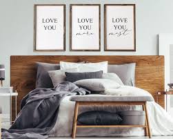 Love You Love You More Love You Most Set Of 3 Bedroom Interior Home Bedroom Home Decor