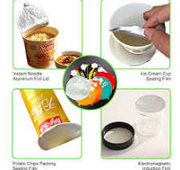 Heat Seal Ice Cream Instant Noodle Cup Sealing Aluminum Foil Lids Film for  Die Cut Foil Lids