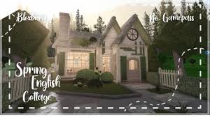 Roblox welcome to bloxburg 4 types of kitchens bloxburg update. No Gamepass Spring English Cottage Speedbuild Tour Roblox Bloxburg Tapioca Youtube