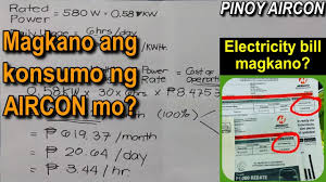 How Much Electricity Does An Aircon Use Philippines Compute Aircon Consumption