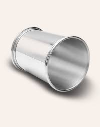 A mint julep is a thing of beauty, piled high with crushed ice and garnished with a ceremonious that's where a stellar mint julep cup comes in. Sterling Silver Mint Julep Cup S R Blackinton