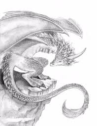 Most of the dragon clipart here will be saved in png format, which means you can place the dragons drawings on top of other colors, in landscapes, in logos etc. Top 30 Stunning And Realistic Dragon Drawings Mashtrelo