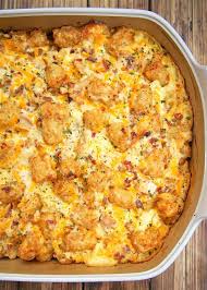 Cover with tater tots, sprinkle with another pinch of salt and pepper, then with cheese, if using. 30 Easy Tater Tot Casserole Recipes How To Make Best Tater Tot Breakfast Casserole