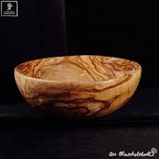 Olive Wood Salad Bowl Large For Fruits And Side Dishes