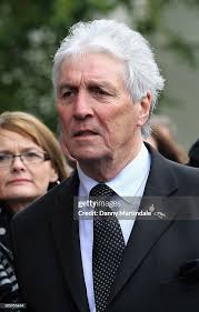 Norman Wisdom's agent and manager Johnny Mans attends the funeral of...  News Photo