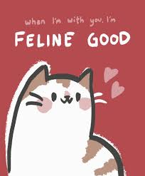 Spiltsoymilk It S Valentineees Awesome Maddation Asked If I Could Draw A Valentines Card For Her And Her Girlfriend It Went A Cat Puns I Love Cats Cute Cats