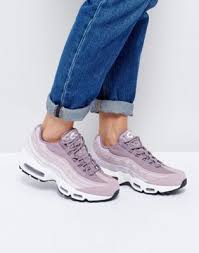 Nike Premium Air Max 95 Trainers In Purple Adidas Shoes Women Nike Shoes Women Nike Air Max