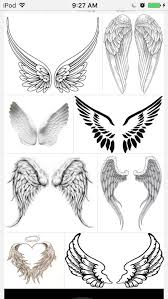 Nada Mejrhirrou Adli Kullanicinin Drawing Art Panosundaki Pin Kanatlar Dovme Melek Kanatlari
