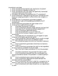 Universidad de santiago de chile. Amendment Worksheet By Bj Halford Teachers Pay Teachers