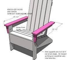 Since lumber can be purchased in different sizes, the shopping list will vary. Ana S Adirondack Chair Ana White