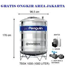 Aksesoris gadget up to 75%. Harga Toren Air 1000 Liter Stainless