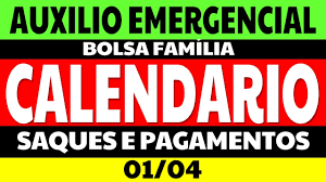 O calendário do programa bolsa família 2021 é atualizado anualmente para que as datas de pagamento não caiam em finais de semana ou também as datas de pagamentos do bolsa família 2021 são organizadas de acordo com o dígito final do número de inscrição social, também conhecido. 01 04 Calendario Auxilio Emergencial 2021 Calendario De Pagamentos E Saques Auxilio Emergencial Comprar Barra De Ouro